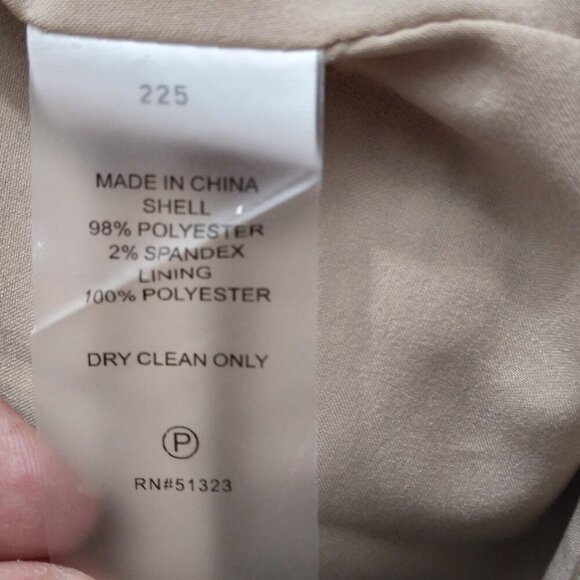 Vince Camuto | Plaid Blazer with Contrast Color Brown Tan | Size 8 - Picture 8 of 8